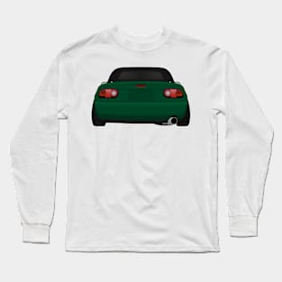 Miata rear Race-Green Long Sleeve T-Shirt